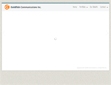 Tablet Screenshot of goldfish.ca